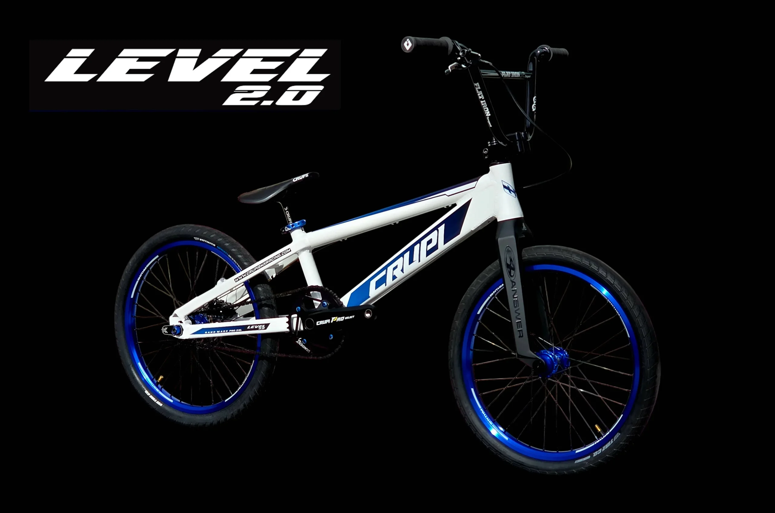 Chase Pro 2X BMX bike in white and blue